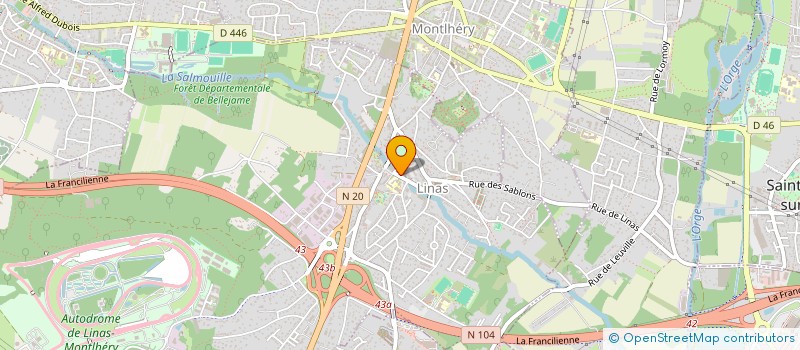 localisation de l'entreprise TRAVEL ANGELS LIN  LINAS