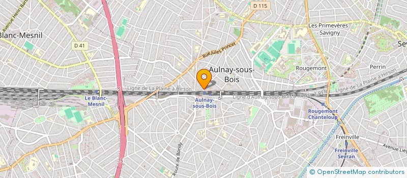 localisation de l'entreprise TRAVEL AULNAY à AULNAY SOUS BOIS
