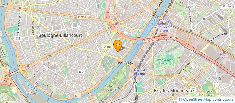 localisation de l'entreprise TRAVEL CARE  BOULOGNE-BILLANCOURT