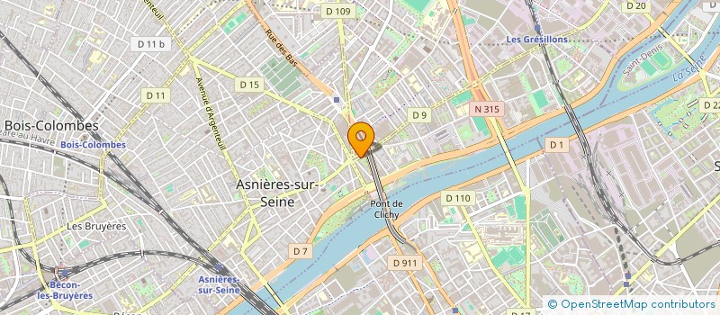localisation de l'entreprise TRAVEL CE à ASNIERES-SUR-SEINE