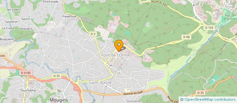 localisation de l'entreprise TRAVEL CONCEPT  MOUGINS