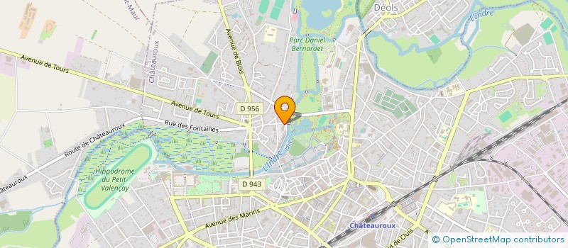 localisation de l'entreprise TRAVEL CONTACT à CHATEAUROUX