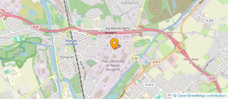 localisation de l'entreprise TRAVEL FINANCES  DOUAI