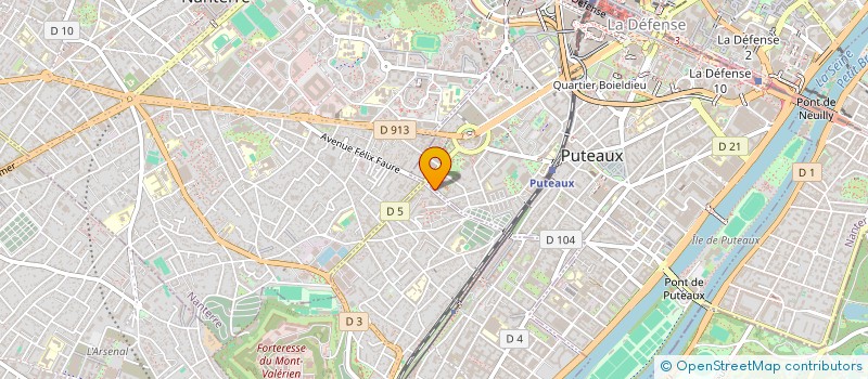 localisation de l'entreprise TRAVEL LIMOUSINE SERVICES à PUTEAUX