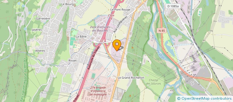 localisation de l'entreprise TRAVEL LOGISTIQUE à VARCES-ALLIERES-ET-RISSET