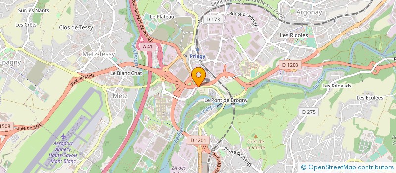 localisation de l'entreprise TRAVEL MARKET à ANNECY