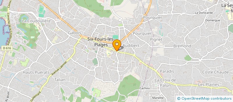 localisation de l'entreprise TRAVEL MED à SIX-FOURS-LES-PLAGES