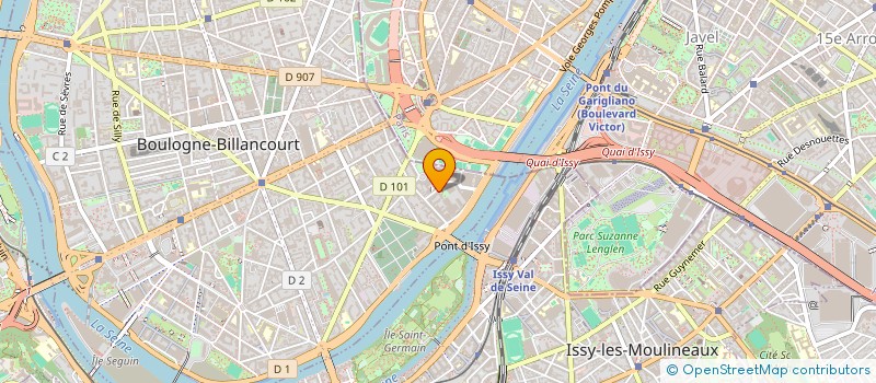 localisation de l'entreprise TRAVEL PARADISE à BOULOGNE-BILLANCOURT
