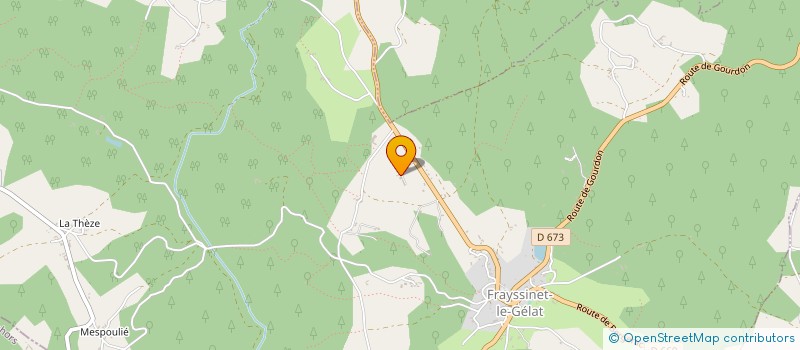 localisation de l'entreprise TRAVEL STONE  FRAYSSINET-LE-GELAT