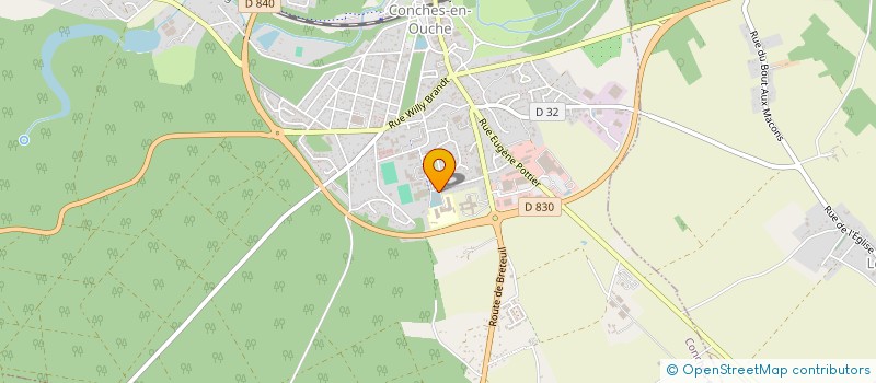 localisation de l'entreprise TRAVEL THE WORLD  CONCHES-EN-OUCHE