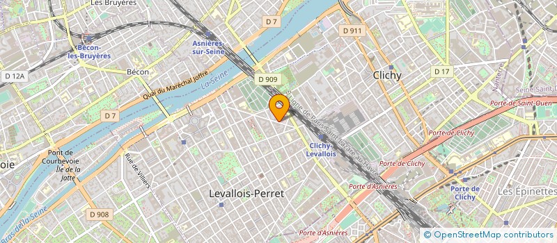 localisation de l'entreprise TRAVEL TRENDS à LEVALLOIS-PERRET