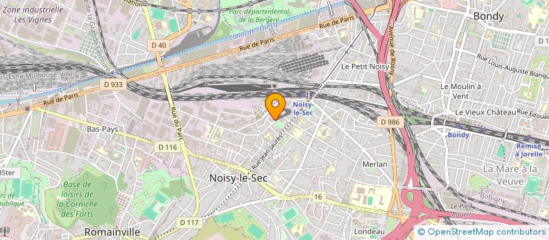 localisation de l'entreprise TRAVELERS IMMO à NOISY-LE-SEC