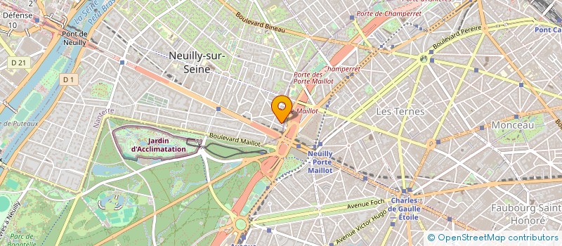 localisation de l'entreprise TRAVELEX PARIS SAS à NEUILLY-SUR-SEINE