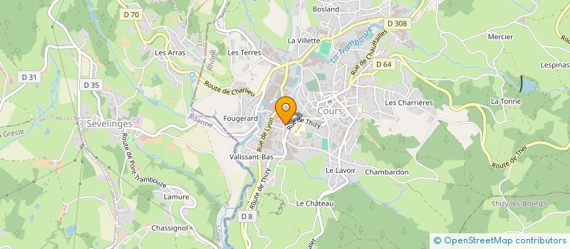 localisation de l'entreprise TRAVELFAB  COURS