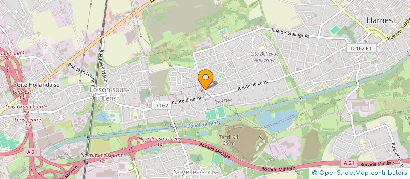 localisation de l'entreprise TRAVELIS  HARNES