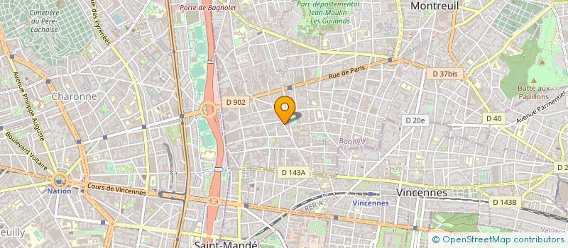 localisation de l'entreprise TRAVELLING AVANT à MONTREUIL