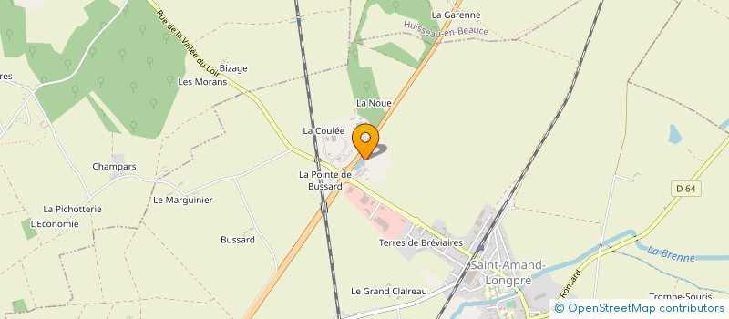 localisation de l'entreprise TRAVEN STEERING RACK à SAINT-AMAND-LONGPRE