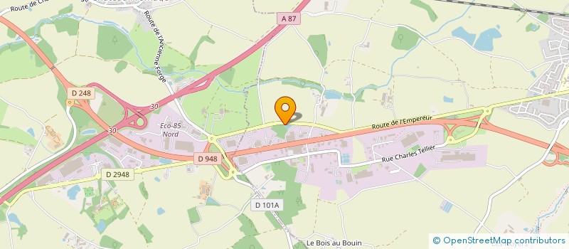 localisation de l'entreprise TRAVEO  LA CHAIZE-LE-VICOMTE