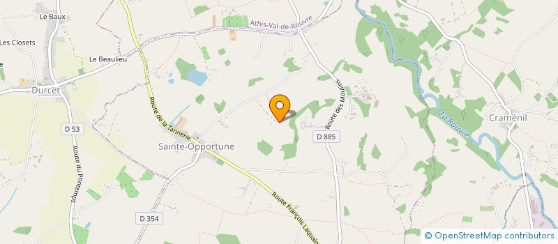 localisation de l'entreprise TRAVER'SONS à SAINTE-OPPORTUNE