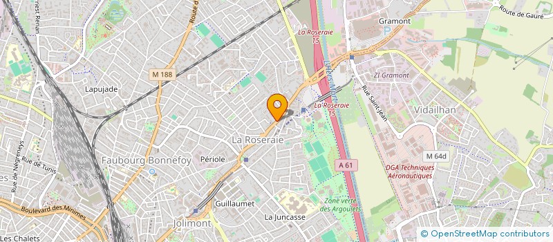 localisation de l'entreprise TRAVER-SONS à TOULOUSE