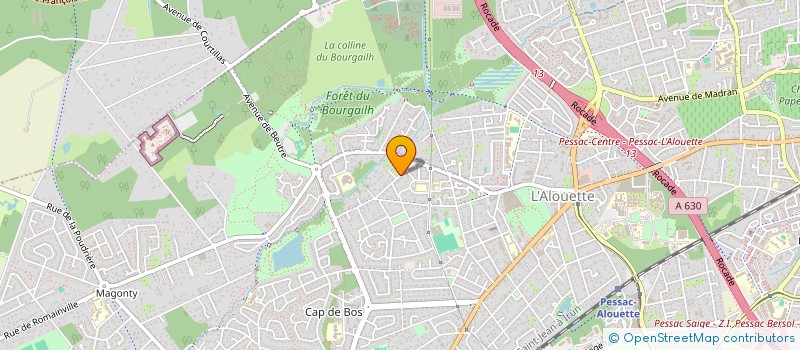 localisation de l'entreprise TRAVERS à PESSAC