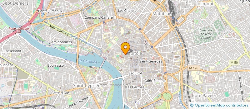 localisation de l'entreprise TRAVERS CHAMPS  TOULOUSE