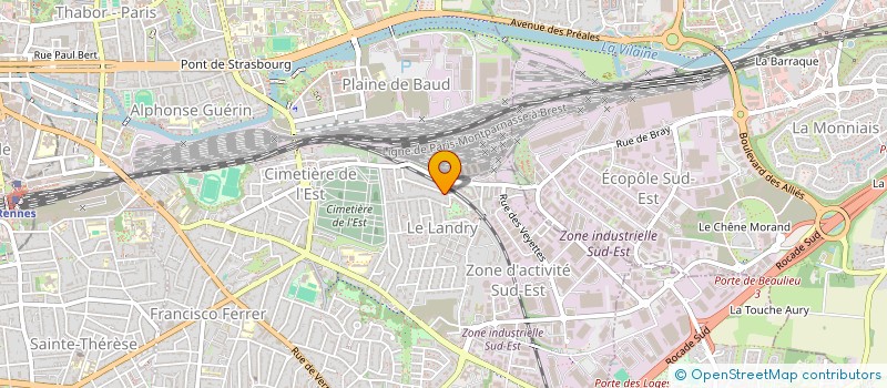 localisation de l'entreprise TRAVERS IMMOBILIER  RENNES