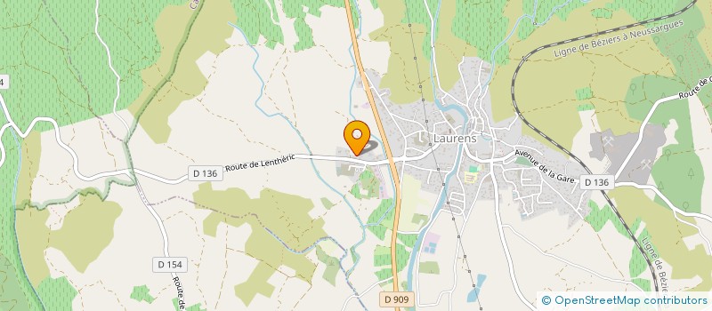 localisation de l'entreprise TRAVERSE  MAGALAS