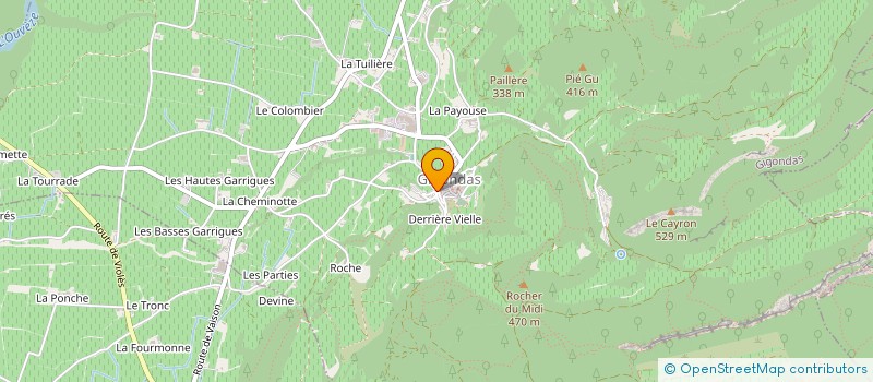 localisation de l'entreprise TRAVERSEE DENTELLES ORGANISATION  GIGONDAS