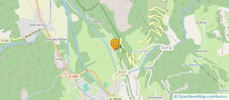 localisation de l'entreprise TRAVERSEES  SAINT-CHRISTOPHE-EN-OISANS