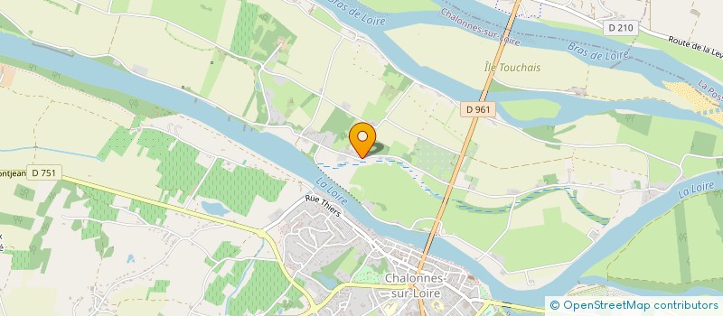 localisation de l'entreprise TRAVERSEES CREATIVES  CHALONNES-SUR-LOIRE