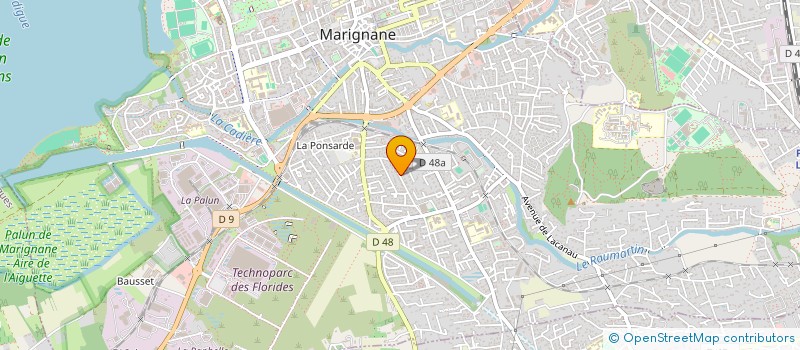 localisation de l'entreprise TRAVERSI à MARIGNANE
