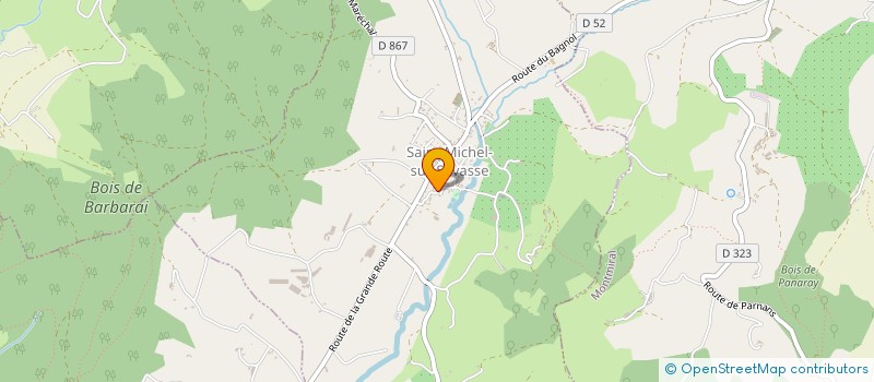 localisation de l'entreprise TRAVERSIER à CHATILLON-SAINT-JEAN