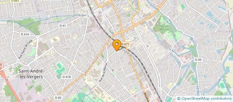 localisation de l'entreprise TRAVERSIERE 2 à TROYES