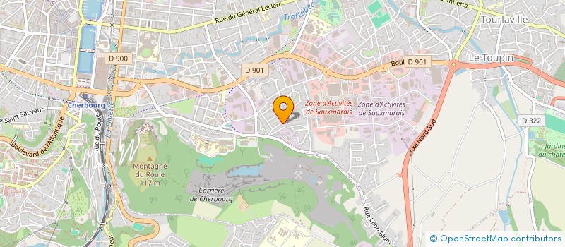 localisation de l'entreprise TRAVERSIERE à CHERBOURG-EN-COTENTIN