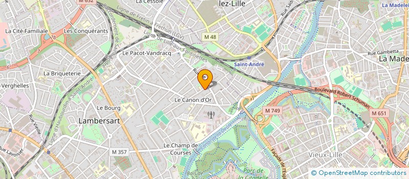 localisation de l'entreprise TRAVERSIERE à LAMBERSART