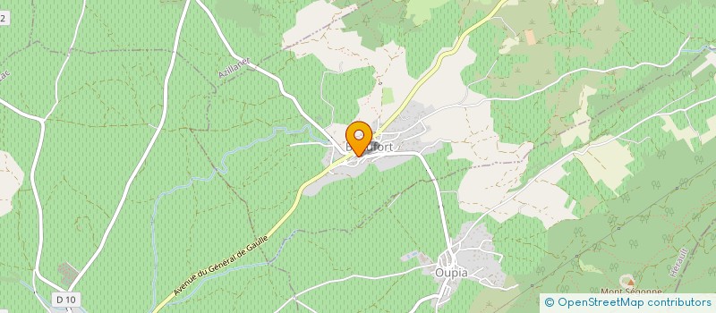 localisation de l'entreprise TRAVERSINE à BEAUFORT