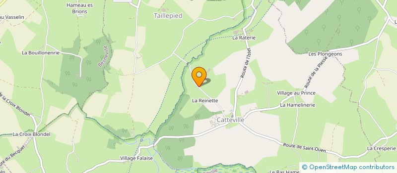 localisation de l'entreprise TRAVERT  CATTEVILLE
