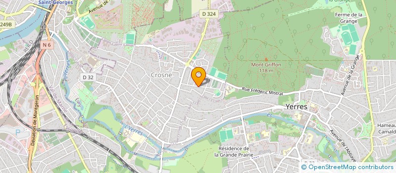 localisation de l'entreprise TRAVEXT à CROSNE