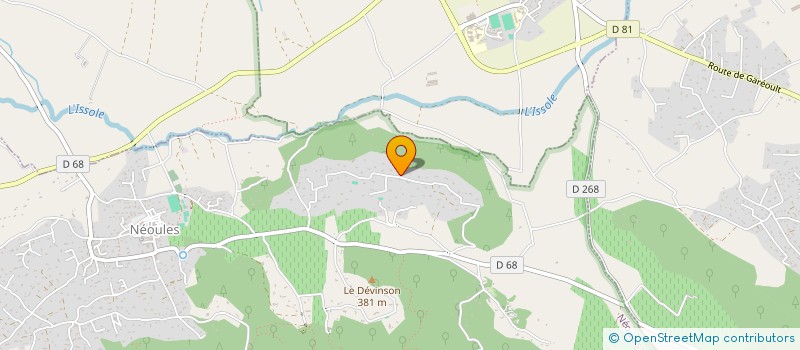 localisation de l'entreprise TRAVIA à NEOULES