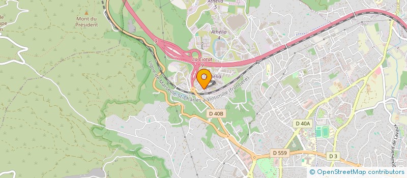 localisation de l'entreprise TRAVICO à LA CIOTAT