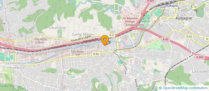 localisation de l'entreprise TRAVIS DECORATION  AUBAGNE