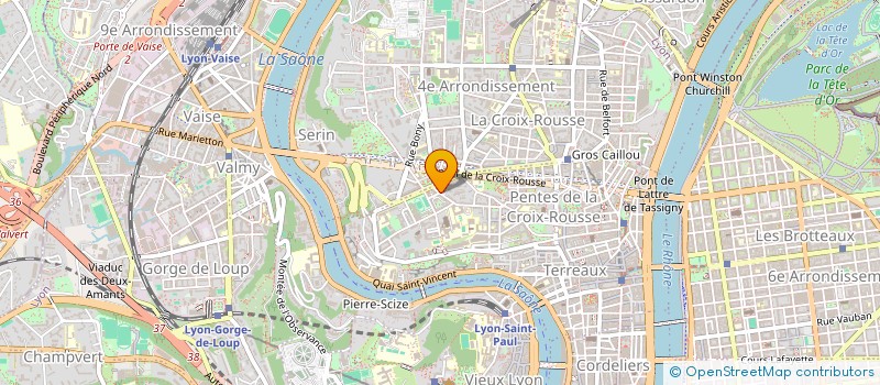 localisation de l'entreprise TRAVO à LYON