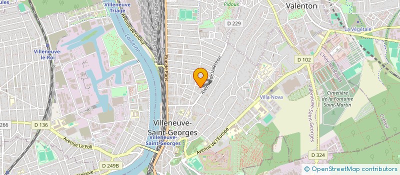localisation de l'entreprise TRAVOBAT à VILLENEUVE-SAINT-GEORGES