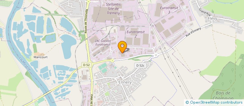 localisation de l'entreprise TRAVODIAM FRANCE à ENNERY