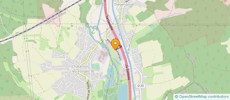 localisation de l'entreprise TRAVOUREUSE à TREVENANS