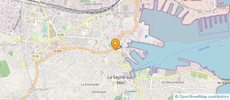 localisation de l'entreprise TRAXEL SA à LA SEYNE-SUR-MER