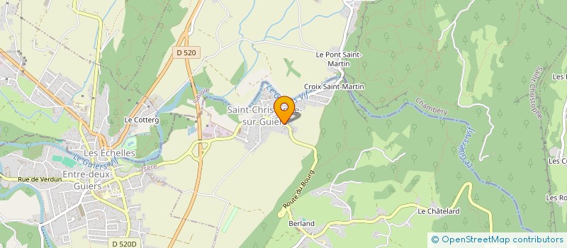 localisation de l'entreprise TRAXESS à SAINT-CHRISTOPHE-SUR-GUIERS