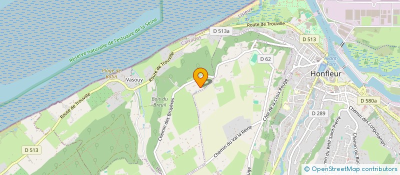 localisation de l'entreprise TRAYVIS'INVEST  HONFLEUR