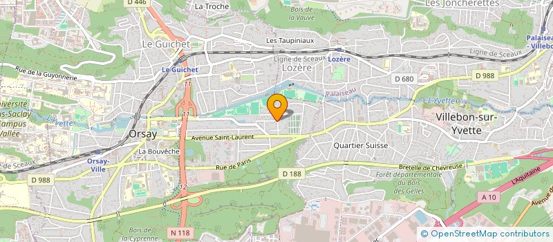 localisation de l'entreprise TRAZ CONSULTING à ORSAY